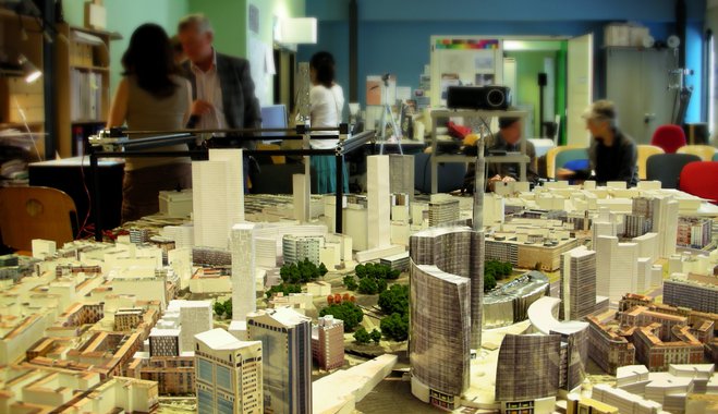 Urban scale model of Milan
